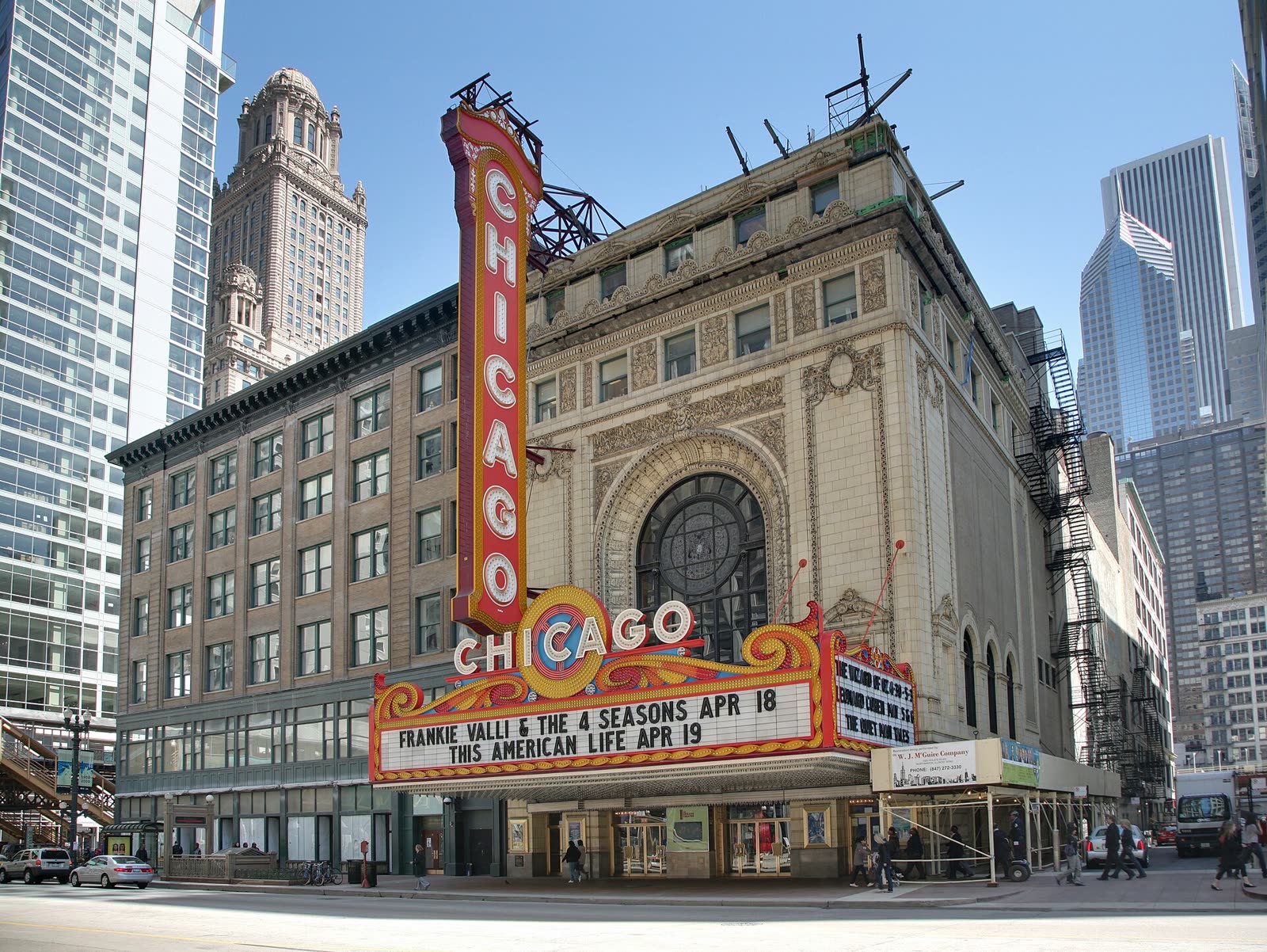 The Chicago Theatre on State Street